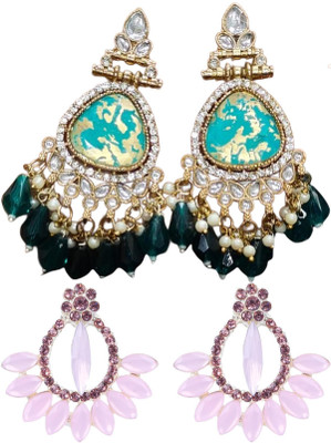 SKG Fashions Simple Elegant Versatile Earring Set for Women Alloy Earring Set