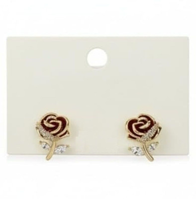 UKINCH Earring For Women Red Rose Stud Earrings Alloy Earring Set