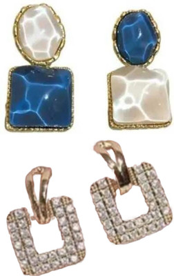 JassaJewelry Korean Elegant Stud Earrings for Girls and Women Alloy Stud Earring