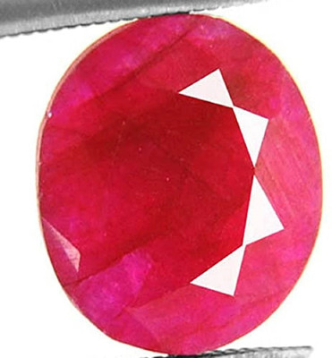 Aanya Jewels Manik Raashi Ratan 5.25 Ratti Natural Ruby Gemstone Ruby Stone Ear Thread