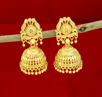 Bhagya Lakshmi 5-g-ball Alloy Earring Set