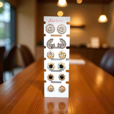 PLENTORA FENCY STUD EARRING Alloy Stud Earring
