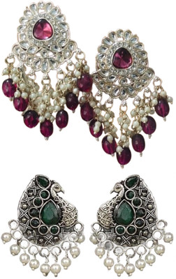 SKG Fashions Simple Elegant Versatile Earring Set for Women Alloy Earring Set