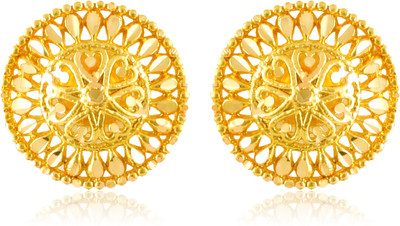 MEENAZ Fashion Jewellery Ruby Metal, Alloy, Copper, Brass, Stone Stud Earring