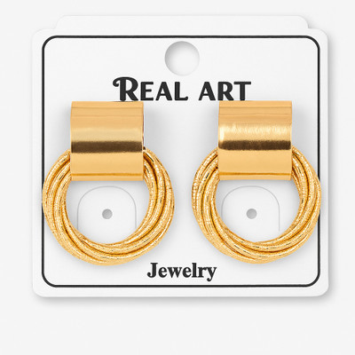 NPS loop01 Stainless Steel Stud Earring