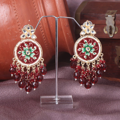 OrnaOra OrnaOra1 Metal Chandbali Earring