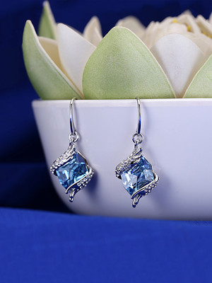 YELLOW CHIMES Angel Guardian Swarovski Crystal Alloy Drops & Danglers