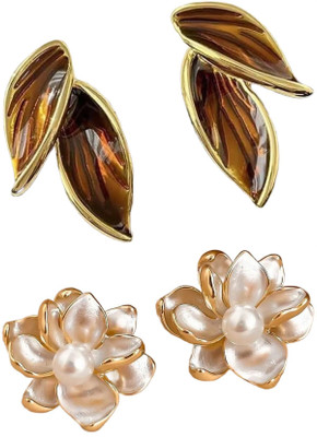 CIKIT Elegant Women's Earrings – Stylish Design for Everyday Wear or Special Occasions Metal Stud Earring