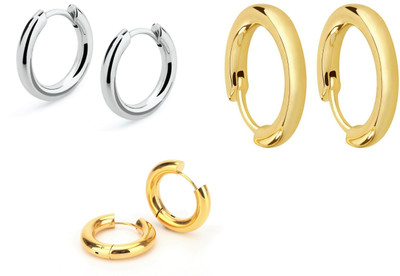 shivay Combo of 3 Latest Stylish Earrings for Women And Girls Alloy Clip-on Earring