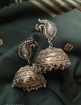 Samridhi DC Afghani Oxidised Jhumka Earring,Trending Earring for women & girls Alloy Drops & Danglers