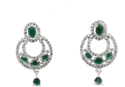 gvg Earrings Alexandrite Alloy Chandbali Earring