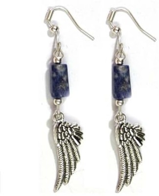 AIR9999 Natural Lapis Lazuli Earings Angel Wings Lucky Charm Crystal Earings Crystal Crystal Jhumki Earring