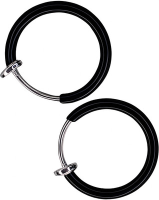 FOGGMART Magnetic Round Stud Earrings No Piercing Men Women Stainless Steel Pack of 2 Metal, Stainless Steel Hoop Earring, Stud Earring, Magnetic Earring, Earring Set