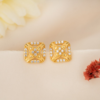 VIAANA CREATION Stylish & Trendy Brass Plug Earring