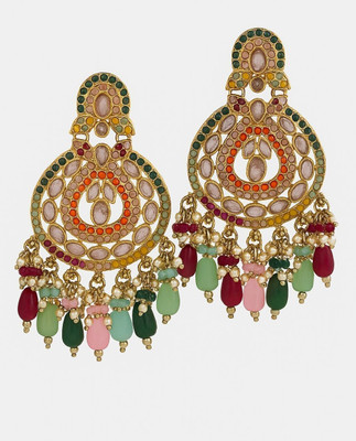 Anita Ethnic Earrings Brass Drops & Danglers