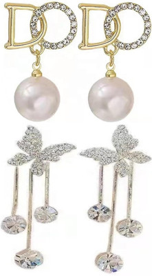 Celestique Stylish Fashionable Latest Cuffs Earrings for Women Girls Alloy Earring Set