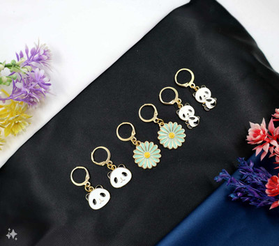 ELCETRATD JEWELLERY Radiant Harmony: Exquisite Earring Set Collection Brass Stud Earring