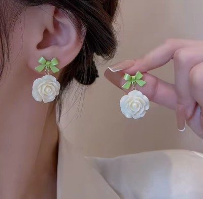 BLINGEE Flower earrings Korean Earrings For Women Girls Western Fashion Earring Alloy Earring Set, Stud Earring, Drops & Danglers