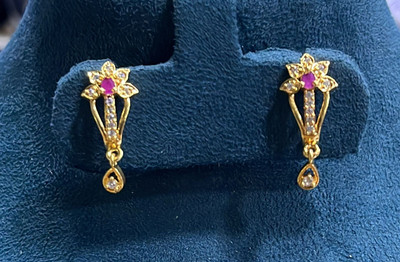 gvg 2B-600 Cubic Zirconia Alloy Stud Earring
