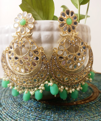 Moswa MOSWAFJ007 Alloy, Brass Jhumki Earring