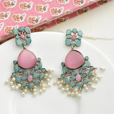 ecom.preshti Anika Dangler Earrings Pearl Brass Drops & Danglers