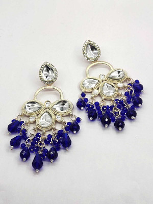 DANGAR ENTERPRISE Terndy Women Pooja And Diwali Special Attractive Earrings Set For Party Occasion Diamond Alloy Jhumki Earring