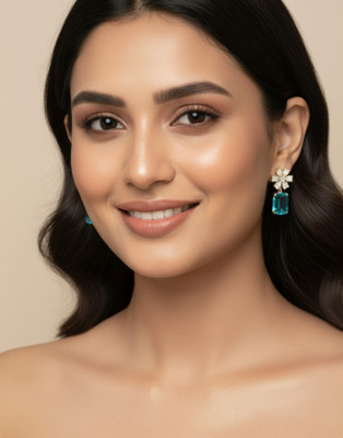 NARBADA ADsky Diamond Copper Drops & Danglers
