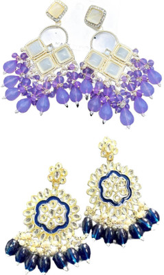 Hernger traders Simple Elegant Versatile Earring for Women Cubic Zirconia Alloy Earring Set