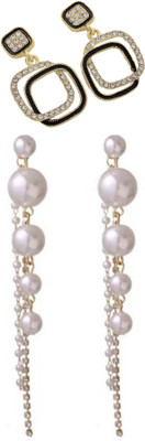 JassaJewelry Korean Elegant Stud Earrings for Girls and Women Alloy Stud Earring