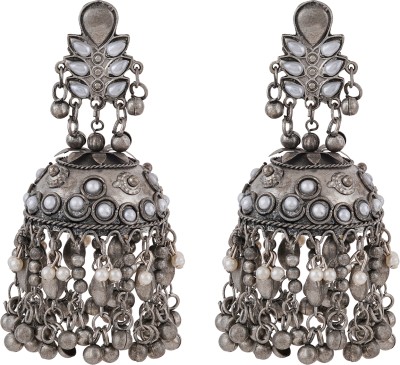 Teejh Teejh Anupama Oxidised Earrings Alloy Drops & Danglers