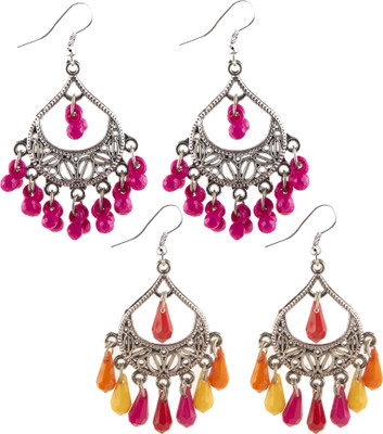 Jamleen Gallery Festival Special Beaded Earrings Set Alloy Jhumki Earring