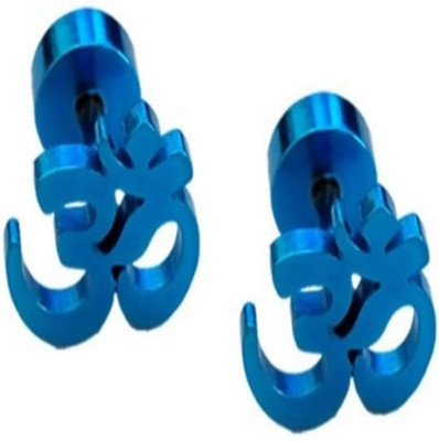 Vipunj STYLISH OM STUDS Alloy Stud Earring