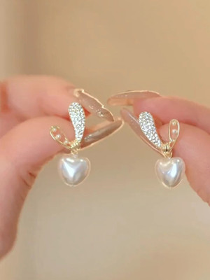 VAGHBHATT ERG-671 Zircon Stainless Steel Drops & Danglers