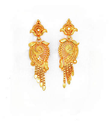 gvg Earrings Alexandrite Alloy Chandbali Earring