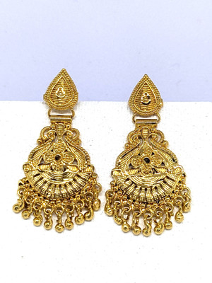 Rithvin Fashion Traditional Teardrop-shaped earrings Alloy Drops & Danglers