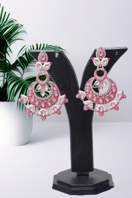 FFC-FASHION FOR CHOICE Gold Plated Meenakari earring for women Alloy Chandbali Earring