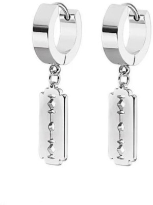 MAATRCHAAYA Stylish silver earrings Cubic Zirconia Alloy, Stainless Steel Earring Set