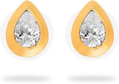 LUV FASHION Party wear western primium quality earrings Cubic Zirconia Brass Stud Earring