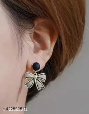 Stella Creations Korean Earrings For Women Girls Fashion Earring Alloy Stud and drop Earring _A42 Metal Stud Earring