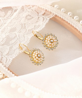 SOHI The Floret Drop Earrings Alloy Drops & Danglers