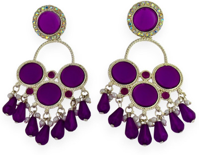 MAHAPATRA ASSOCIATES Elegent Crystal Drop Earrings For Womens Alloy Stud Earring