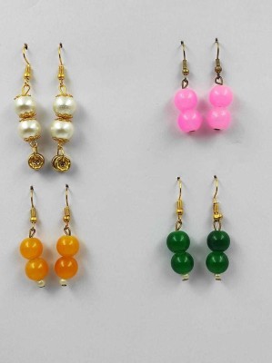 A2 Fashion Beaded Earrings Combo Beads Alloy Earring Set