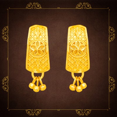 LUV FASHION Tradtional Micron Plated Premium Daily Wear Earrings For Girls Brass Stud Earring