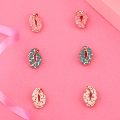 Estele Combo Earring Crystal Alloy Stud Earring