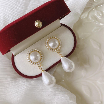 Dressberry Cute Pearl Earcuff Fashion Korean Earrings Alloy Drops & Danglers