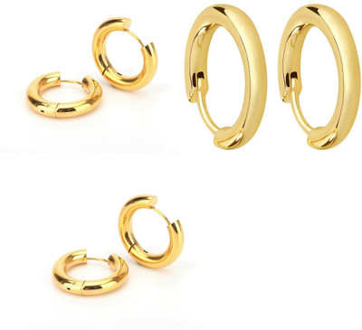 shivay Combo of 3 Latest Stylish Earrings for Women And Girls Alloy Clip-on Earring