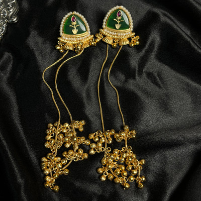Banarashe Kashmiri Long Dangler Alloy Jhumki Earring