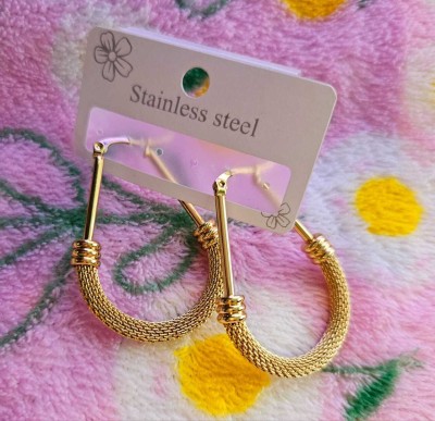 JAY DANEV TRADING E-29 Brass Hoop Earring