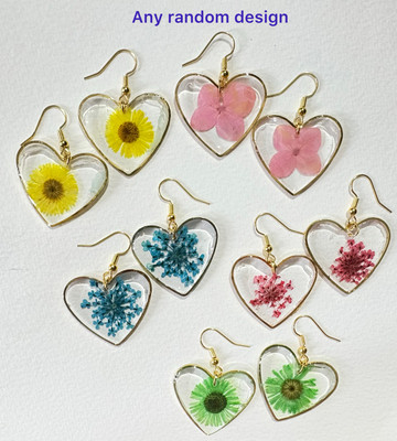 Resin casting Resin earrings Resin Drops & Danglers