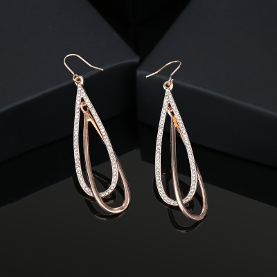 Estele Earrings Crystal Alloy Drops & Danglers